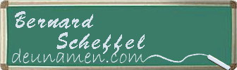 Bernard Scheffel Visitenkarte